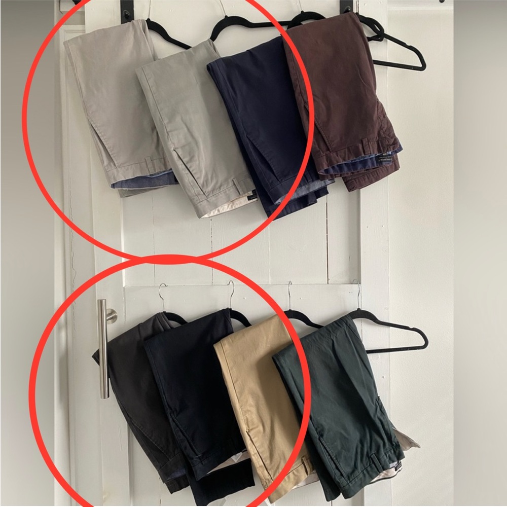 Custom Listing - 6 pairs Chinos
